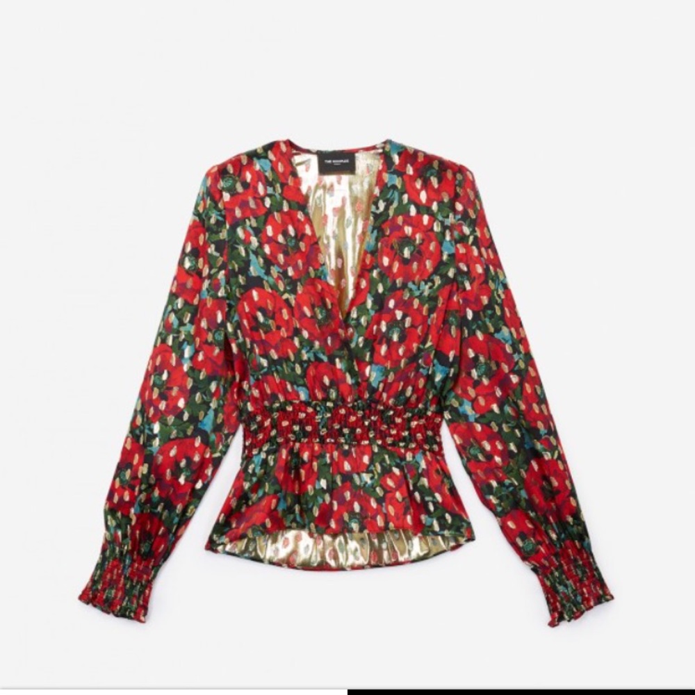 SOLD. summer 19 Kooples Silk/lurex blouse BNWT
